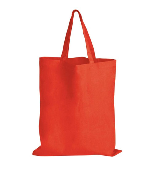 Coloured Cotton Short Handle Tote Bag | PromoPromo